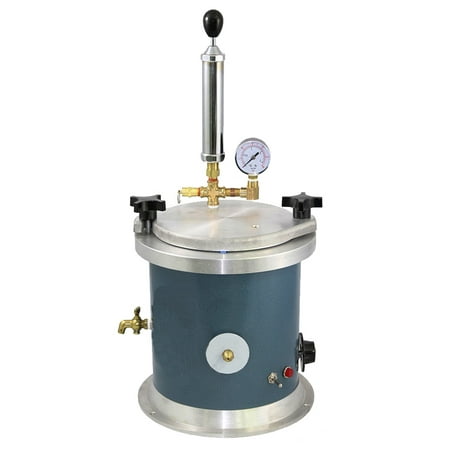Mini Wax Injector w/ Hand Pump 1-1/3 Qt 110v Jewelry Casting Mold