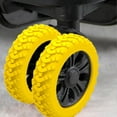 thumbnail image 3 of Tnobhg Silicone Luggage Wheel Covers Mute Anti-scratch Suitcase Protection Covers Castor Sleeves for Traveling, 3 of 8