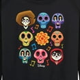 thumbnail image 3 of Coco - Musical Skulls - Women's Lightweight French Terry Long Sleeve Shirt, 3 of 5