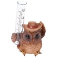 thumbnail image 4 of KAKOWELY Cartoon Rain Gauge Cartoon Rain Gauge Owl Statue Rain Gauge Tube Decorative Rain Gauge Outdoor Rain Measure Gauge For Yard Accurate Rain Gauge Outdoor Rain Gauge Tool, 4 of 4