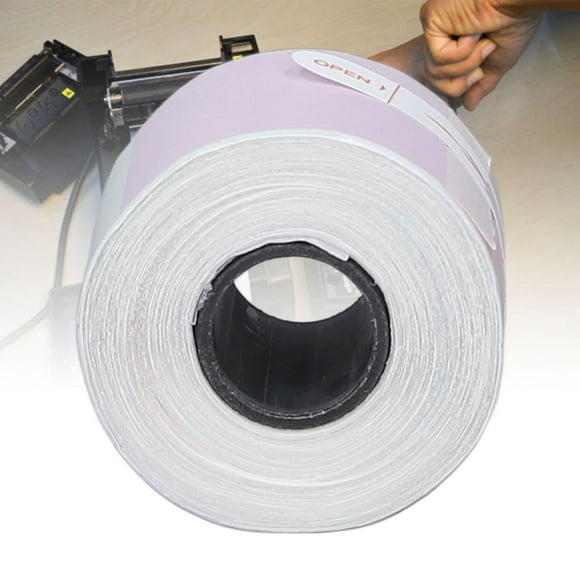 Round Thermal Sticker Label, Portable Self Adhesive Small Business Thermal Sticker, Direct Thermal Printing, 30x30mm Labels, for Address, Barcode, Jar, Storage Bin Labels