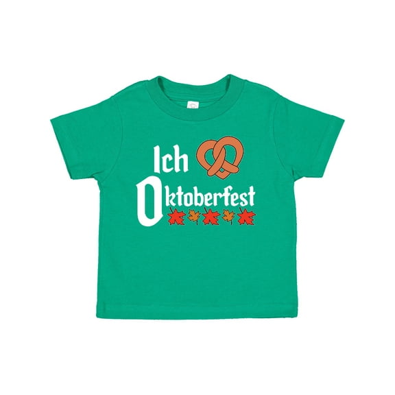 Inktastic Ich Liebe I Love Oktoberfest Pretzel Heart Boys or Girls Toddler T-Shirt