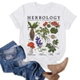 thumbnail image 2 of Women Summer Tops Women Print Short T Crew Neck Short Sleeve T Shirt Top V Neck Long Sleeve Shirt Baseball Mom Dressy Blouse Long Ladies Tee French Shirts Plain White 2XL, 2 of 4