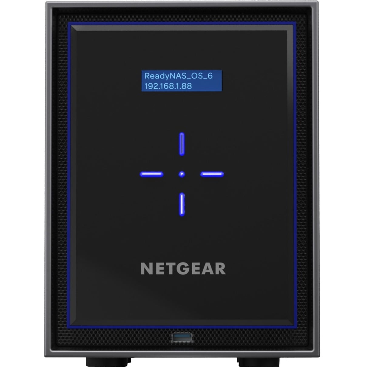 NAS NETGEAR ReadyNAS 426 RN426E2-100NES - 6 Baies, Sans Caddy Ni Disque, Noir, Occasion