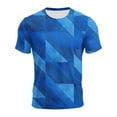thumbnail image 4 of HADST Unisex Printed Short-Sleeve Sports T-Shirts, Round-Neck Breathable Quick-Dry Training Tops, 4 of 5