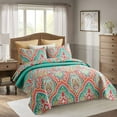 thumbnail image 3 of JML Quilt Set, Soft Reversible, 3-Piece, Queen Size, 3 of 6