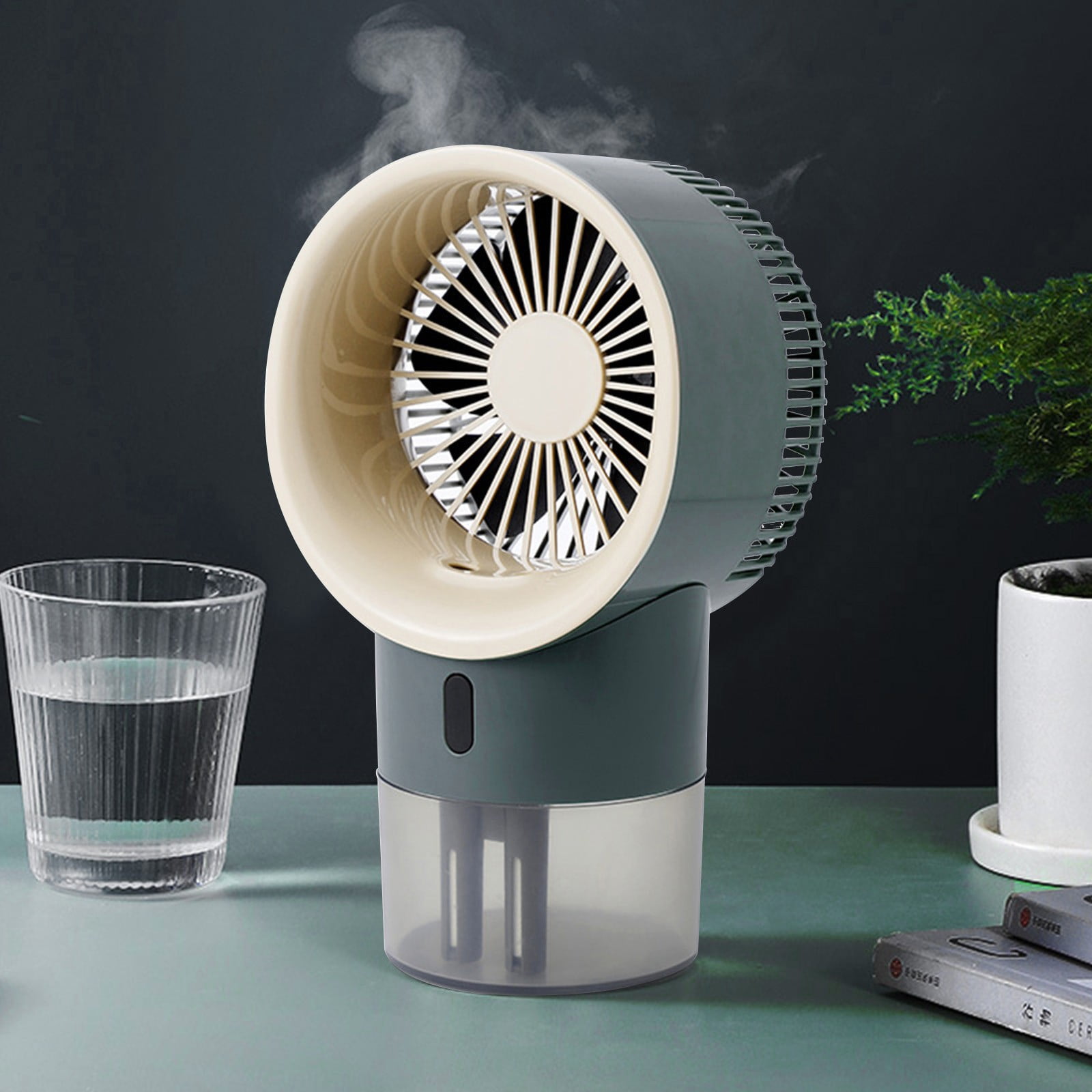 PHIGZNT Portable Air Conditioners, Portable AC Unit Evaporative Air Cooler 180°Auto Rotation, 3 Wind Speeds, 2-4H Timer, Personal Mini Cooling Fan for Home Room Bedroom Office Camping