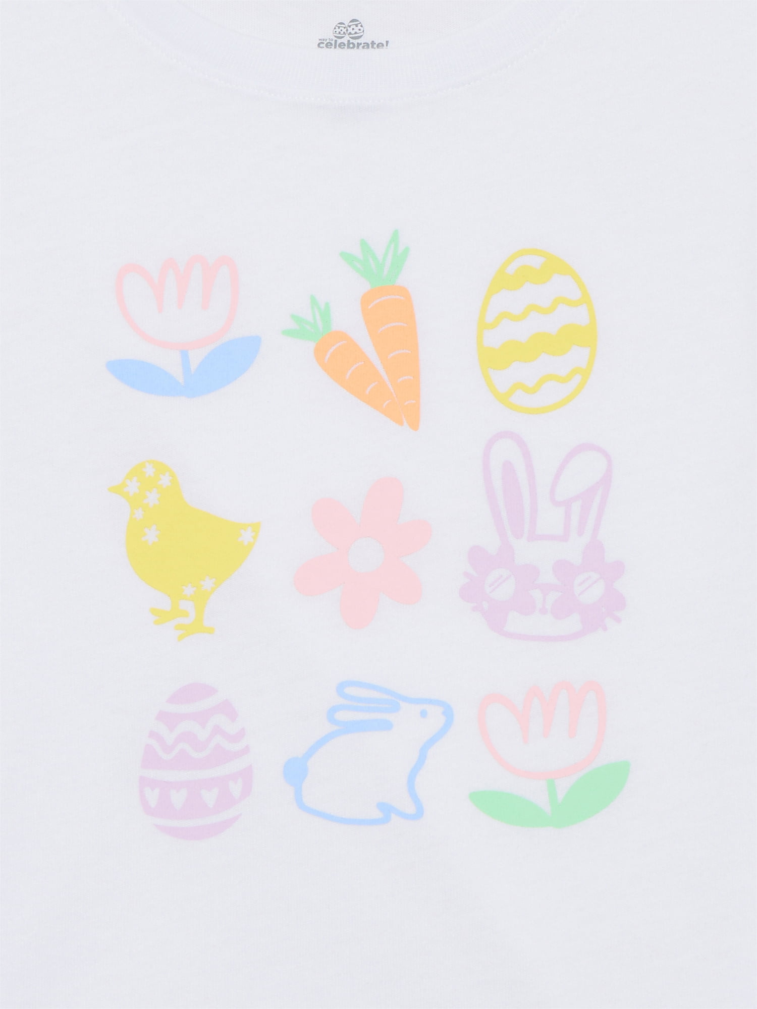 Easter Girls Graphic Tee with Short Sleeves from Way to Celebrate, Sizes 4-18
