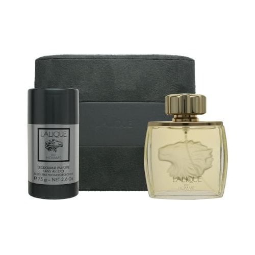 Lalique LALIQUE Homme LION Men's Cologne Gift Set 2.5 oz edt