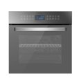 thumbnail image 1 of Empava 24" Electric Convection Single Wall Oven 10 Cooking Functions Deluxe 360° ROTISSERIE with Sensitive Touch Control in Silver Mirror Glass, 1 of 6