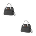 thumbnail image 3 of ZheElen Pack Lunch With Confidence Insulated Bento Bag Designed For Large Capacity With Strap+Black 2Set, 3 of 6