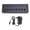 Black with EU Plug, variant on Suodoka 8-Channel Headphone Amplifier Portable Stereo Audio Amp with EU Plug for Studio and Stage Performance, 11.81 x 6.30 x 2.76 Inches / 30 x 16 x 7 cm