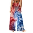 thumbnail image 4 of Gamivast Swimsuit Cover Ups for Women Mesh Beach Pants High Waisted Wide Leg Sheer See Through Bathing Suit Bottoms Summer Vacation Pool Party Outfits, 4 of 8