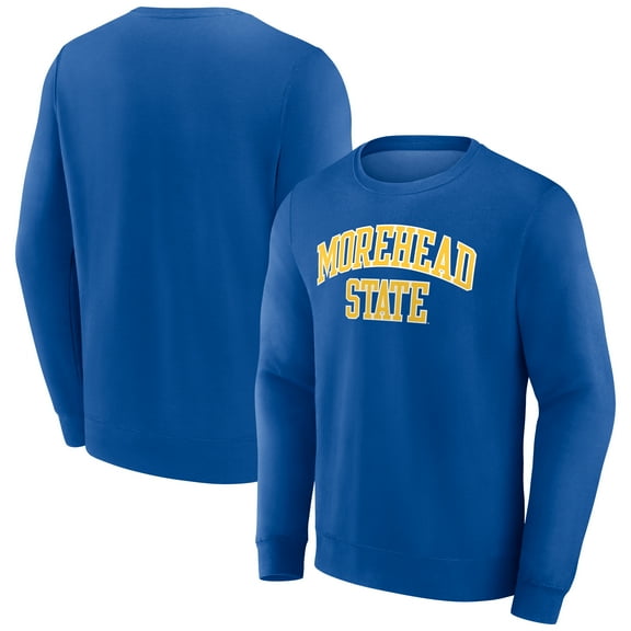 Men's Royal Morehead State Eagles Short Name Fleece Pullover Sweatshirt