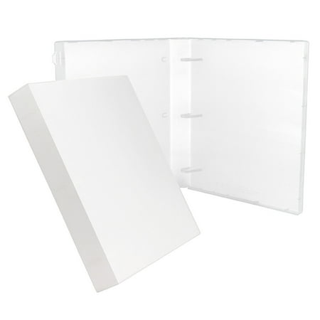 UniKeep 3 Ring Binder - White - Case Binder - 1.5 Inch Spine - Without Clear Outer Overlay - Box of 15 Binders