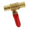 Mlless 6/8/10/12mm Hose Barb Inline Brass Shutoff Valve for Water/Air