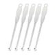 thumbnail image 1 of 5 Pcs Silver Tone Flower Print Round Ear Spoon Metal Earpick Curette, 1 of 1