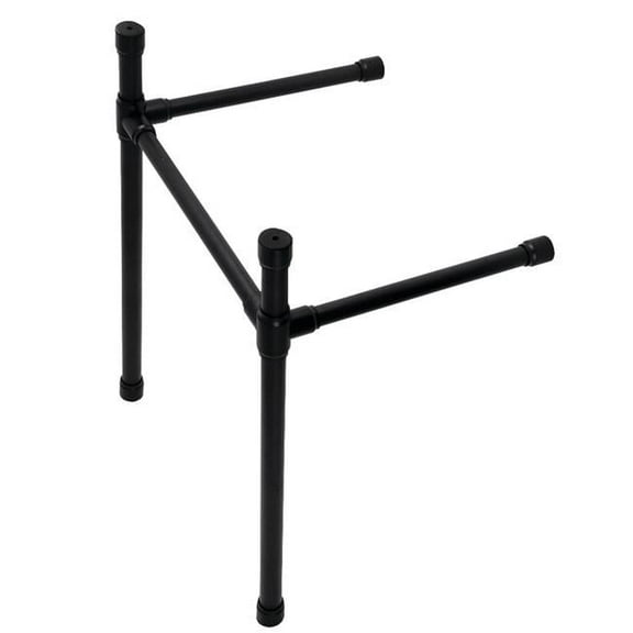 Dreyfuss Stainless Steel Console Sink Legs, Matte Black