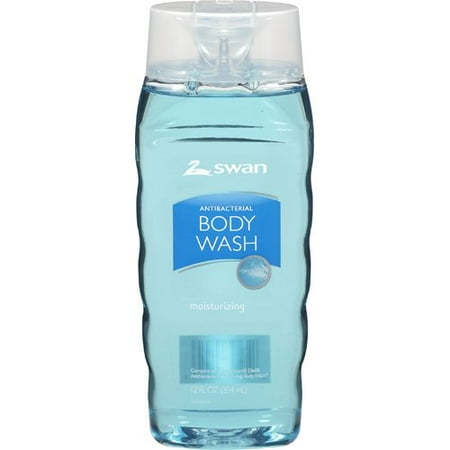 Swan Antibacterial Moisturizing Body Wash, 12 oz