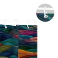 thumbnail image 5 of Yayeee Shower Curtain with Hooks 72"x72" Waterproof Fabric Bathroom Hanging Decor, Colorful Waves Pattern, 5 of 5