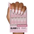 thumbnail image 1 of Set de 30 pantalones cortos Glamnetic First Kiss de Press On Nails, color rosa almendra, 1 of 6