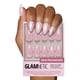 thumbnail image 1 of Set de 30 pantalones cortos Glamnetic First Kiss de Press On Nails, color rosa almendra, 1 of 6