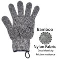 thumbnail image 2 of Guantes exfoliantes Meiyante Bamboo Charcoal, 1 par, 2 of 7