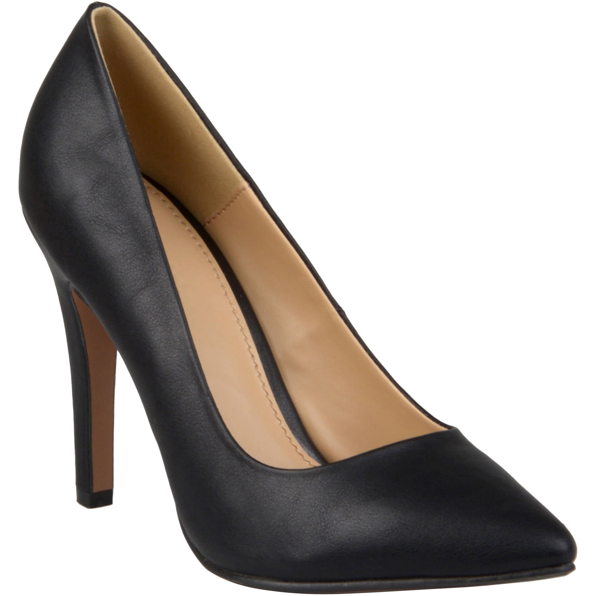 womens wide width black pumps