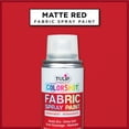 thumbnail image 3 of Tulip Color Shot Instant Fabric Spray Paint, 3 fl. Oz. Red, Quick Dry and Permanent, 3 of 9