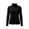 thumbnail image 6 of Aezemi Women High Neck Shirts Long Sleeve Lightweight Fashion Comfy Winter Fall Home Outerwear Tees Pullover Trendy Casual Soft All Match Tops M, 6 of 7