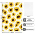 thumbnail image 2 of 4 Pcs Funny Kitchen Towels,White Yellow Sunflower Pattern Microfiber Dish Towels,Kitchen Tea Towels,Kitchen Towel Set (18" X 26"), 2 of 7