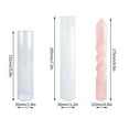 thumbnail image 2 of Silicone Crafts Mold Reusable Casting Epoxy Molds 3D Candle Making Spirals Mold Silicone DIY 3D Handicrafts Resin Molds, 2 of 8