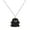Black, variant on All Match Clavicle Chain Elegant Simple Dress Up Unique Ghost Pattern Pendant Necklace for Valentine Day