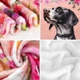 thumbnail image 4 of German Shorthaired Pointer Blanket 50"x60" Flannel Throw for Dog Lovers - Gifts for Mom, Dad, Pet Owners - Soft Puppy Print Blanket for Couch, Sofa, Bed, and Car, 4 of 6