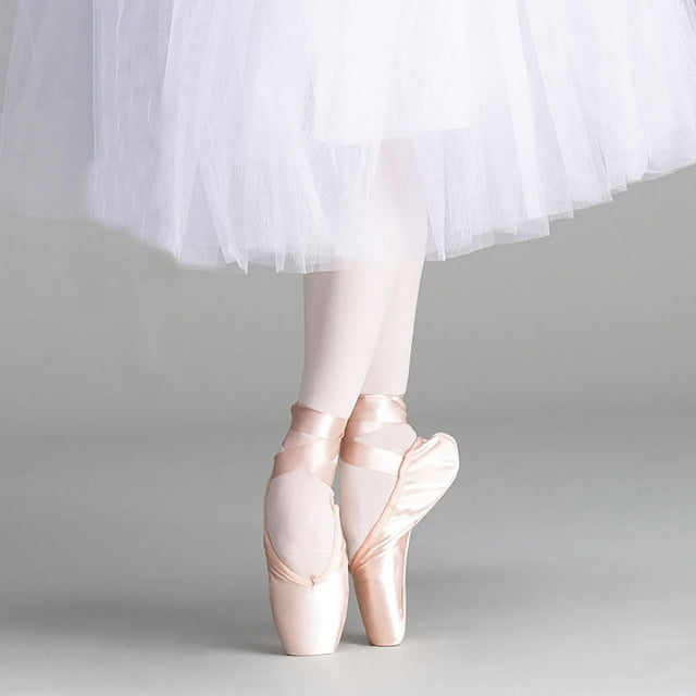 HLONK Chaussures de Danse Professionnelles pour Femmes avec Rubans 43