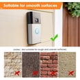 thumbnail image 4 of No Drilling Adhesive Video Ring Doorbell Mount for Ring Battery Doorbell (NEW Release), No Drilling Camera Door Mounting Holder Bracket Accessories, ring camera mount for Apartments Office Houses, 4 of 5