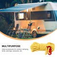 thumbnail image 5 of CTIRCHIU 3Pcs Yellow Reflective Camping Tent Rope Durable Windproof Tent Guyline Accessories, 5 of 5