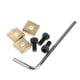 thumbnail image 4 of Tuerca de bloqueo de guitarra eléctrica de 3 piezas con tornillos de repuesto para sistema de bloqueo Dorado Yuyangstore Tuerca de bloqueo, 4 of 7