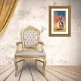 thumbnail image 3 of Chapman, Julie T. 10x14 Gold Ornate Wood Framed with Double Matting Museum Art Print Titled - All American, 3 of 4