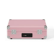 Crosley Cruiser Premier Vinyl Record Player with Speakers and Bluetooth -Blush Pink