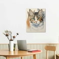 thumbnail image 2 of PIKWEEK Barbara Keith 'American Shorthair' Canvas Art 12x16 in, 2 of 4