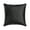 Black, variant on The HomeCentric Decorative Black 12"x12" (30x30 cm) Throw Pillows, Faux leather Textured, Basket Weave, Solid, Metallic Throw Pillows For Couch, Solid Pattern Modern Style - Tanner Black