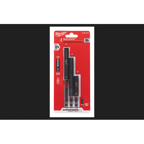 Milwaukee SHOCKWAVE 6 in. Alloy Steel Impact Drive Guide Set 1