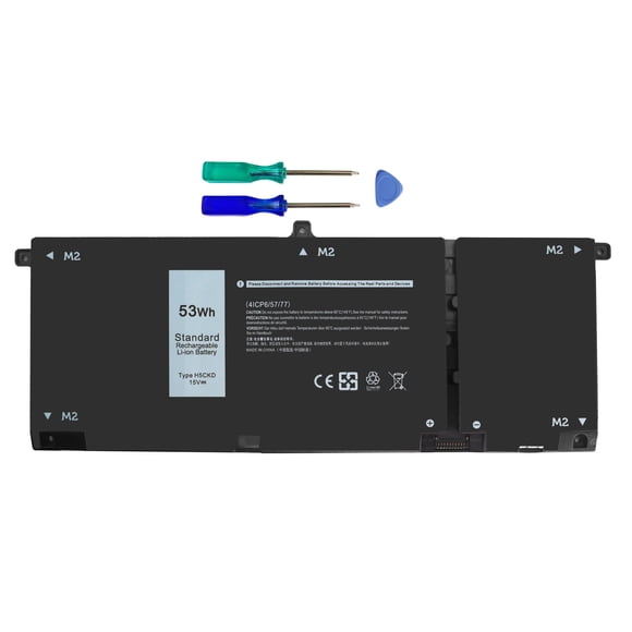 Batería para laptop ESTENGPRO H5CKD 53Wh 15V para Dell