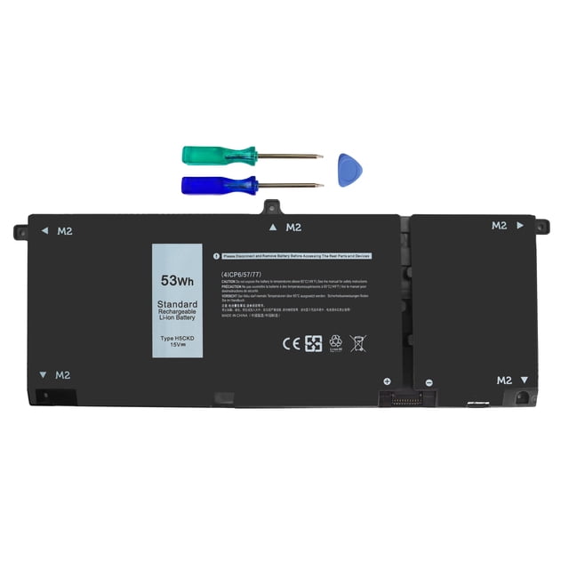 Batería para laptop ESTENGPRO H5CKD 53Wh 15V para Dell