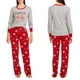 Nouveau Jeu de Pyjamas de Vêtements de Nuit pour Adultes de Noël – image 2 sur 5