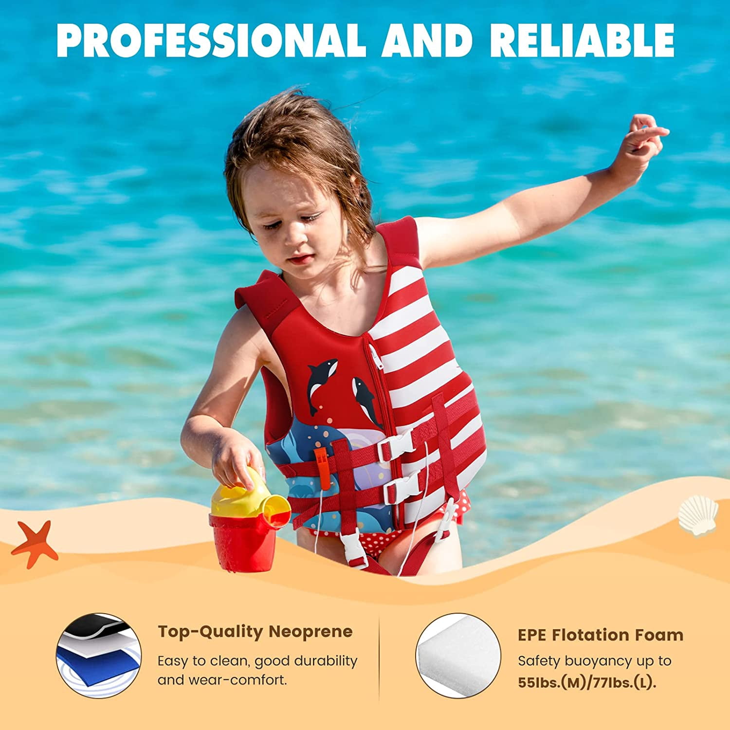Gilet De Natation Bebe Gilet De Sauvetage Enfant 2025 - Maillot De Bain Une Pièce Avec Sangle Réglable Et Motif Fun Gilet Natation Enfant 2 Ans