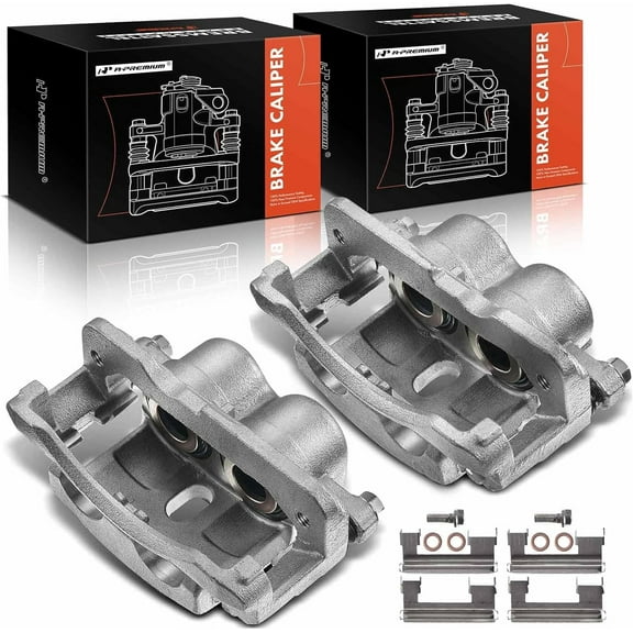 A-Premium APBC0154C Savana Sierra Silverado Cadillac Brake Caliper Assembly, 2 Count