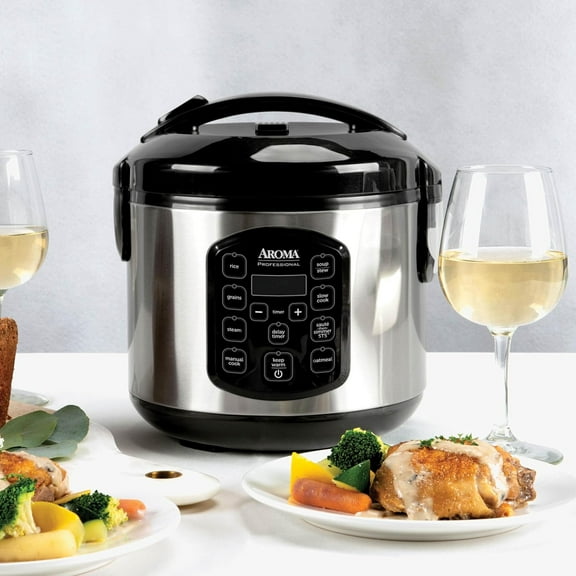 Professional 8-Cup Digital Rice & Grain Multicooker with Sauté Function and Delay Timer for Families