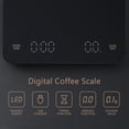 thumbnail image 2 of Mistaha LED Display Coffee Scale with Timer Function and Rechargeable Lithium Battery - High Temperature Resistant - 5000g Capacity - Black, 2 of 6